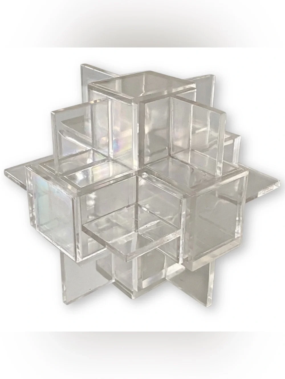 Reiss Games Vintage 313 Torment Set of 2 Acrylic Interlocking Brainteaser Puzzle